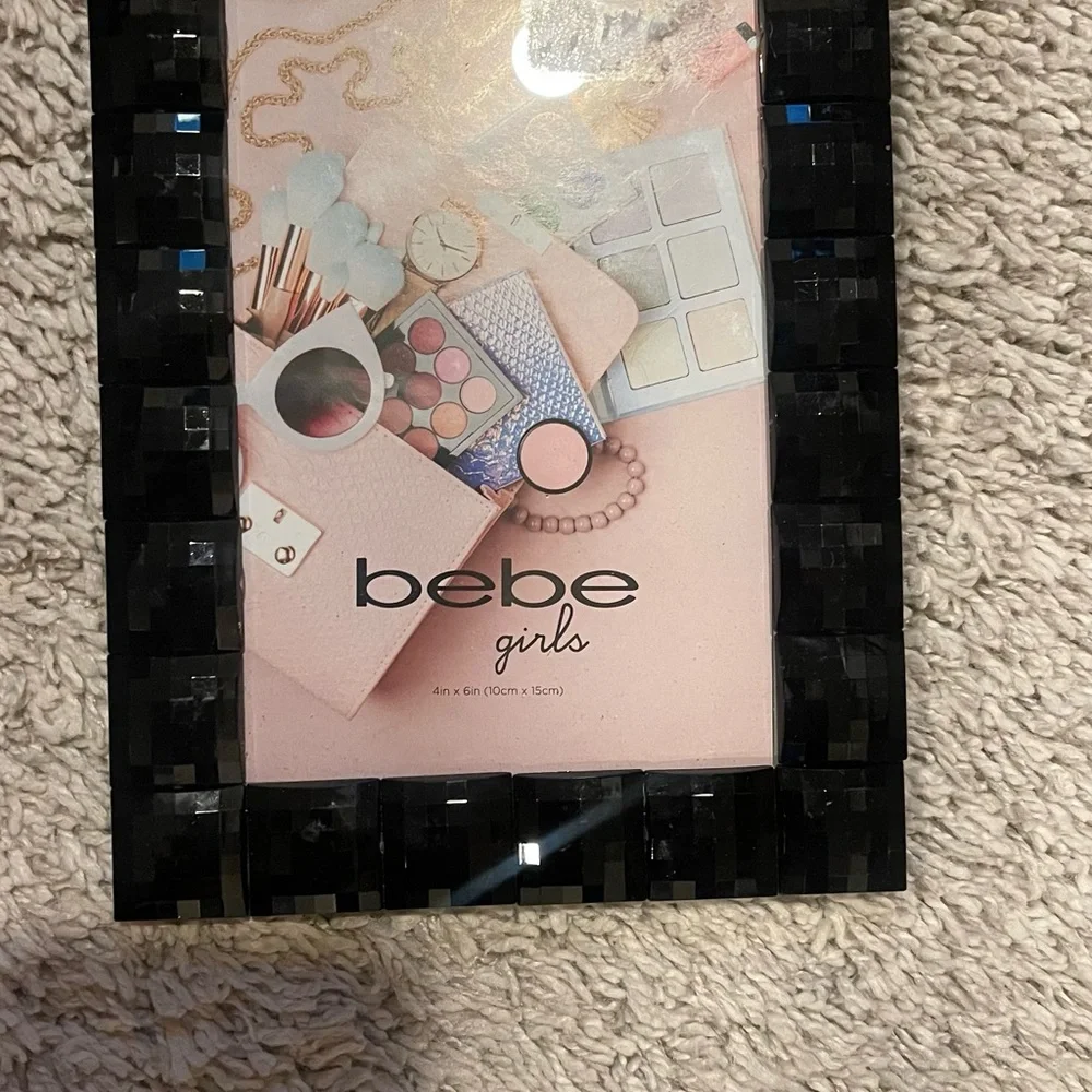 Bebe Girls Black Photo Frame